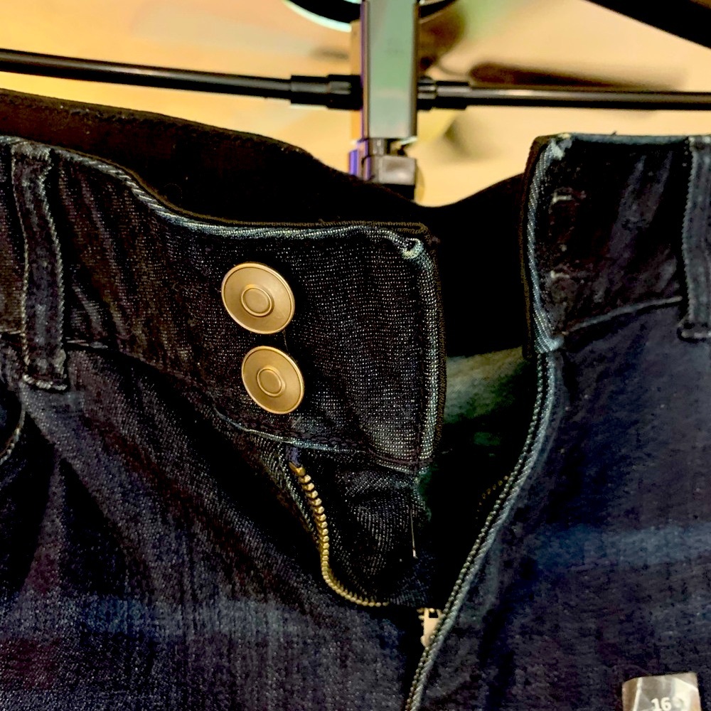 Dark Blue Denim Jeans - Picture 3 of 4